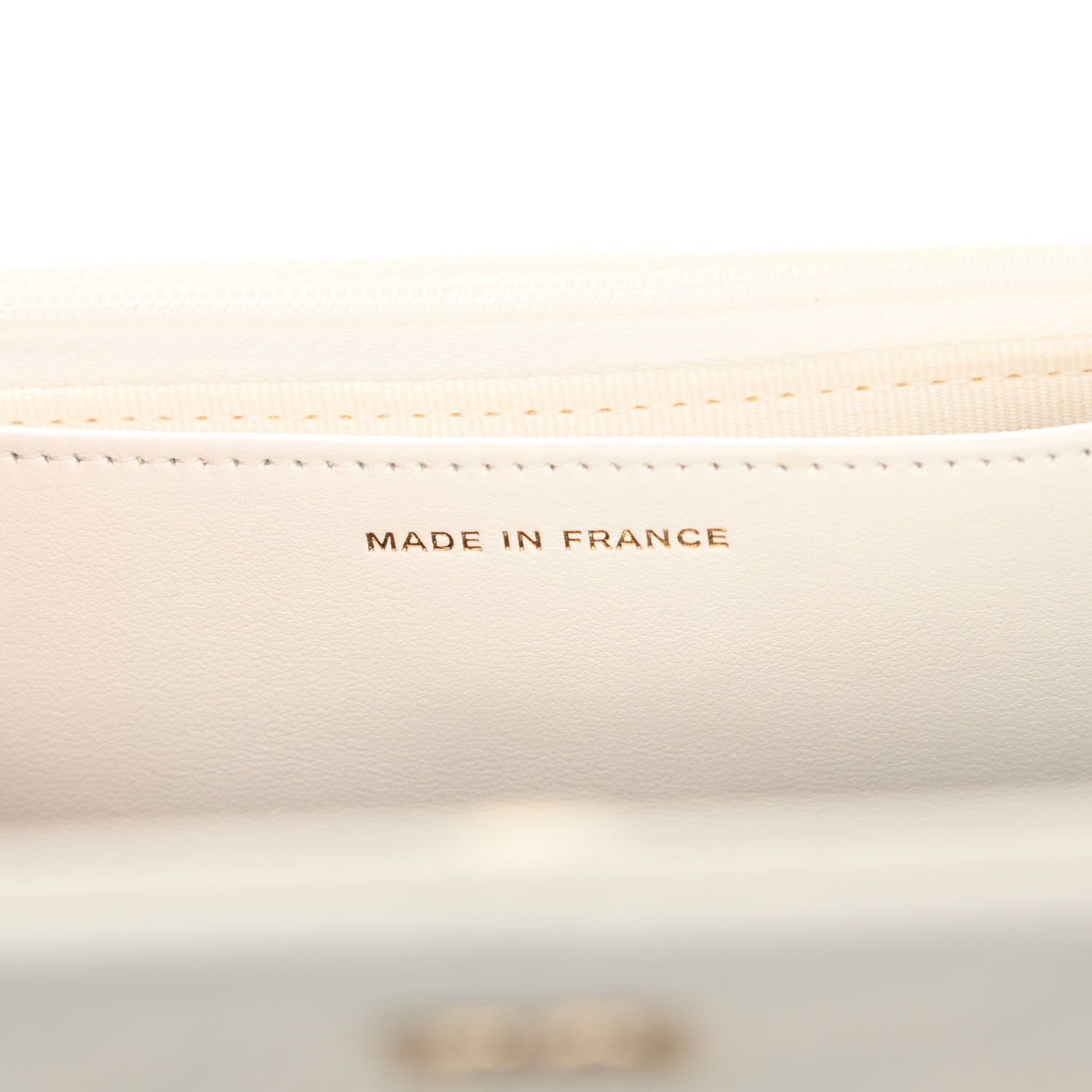 Chanel Caviar Quilted Wallet On Chain WOC White 7 of 12