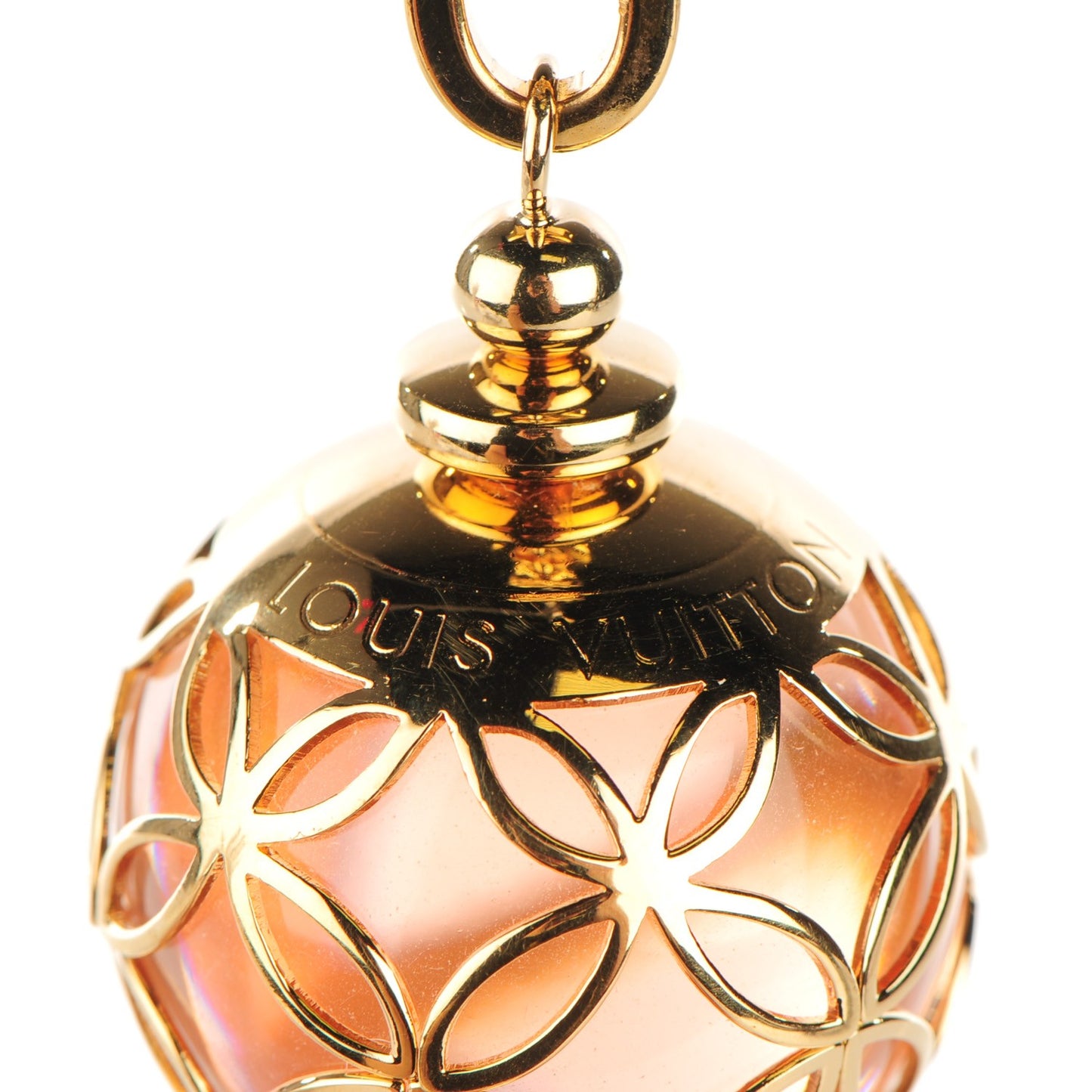 Ice Ball Ball Charm Gold