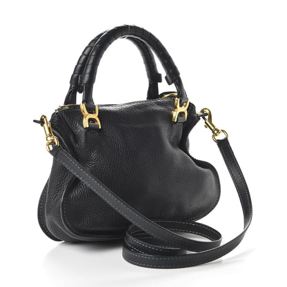 Chloe Calfskin Baby Marcie Satchel Black 2 of 8