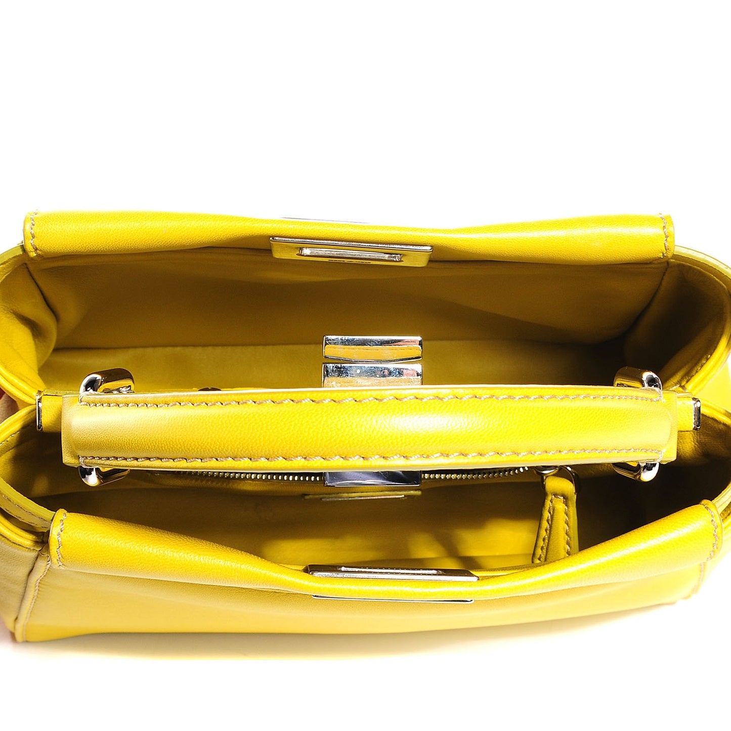 Nappa Mini Peekaboo Iconic Satchel Lime