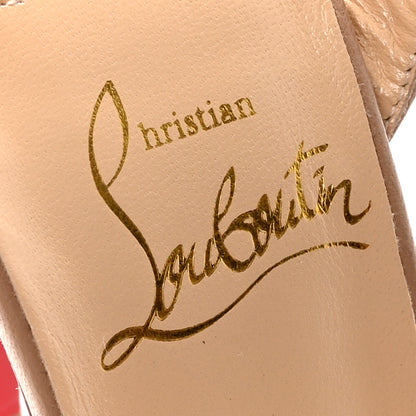 Christian Louboutin Nappa Loubigirl 100 Sandals 35.5 Nude 8 of 9