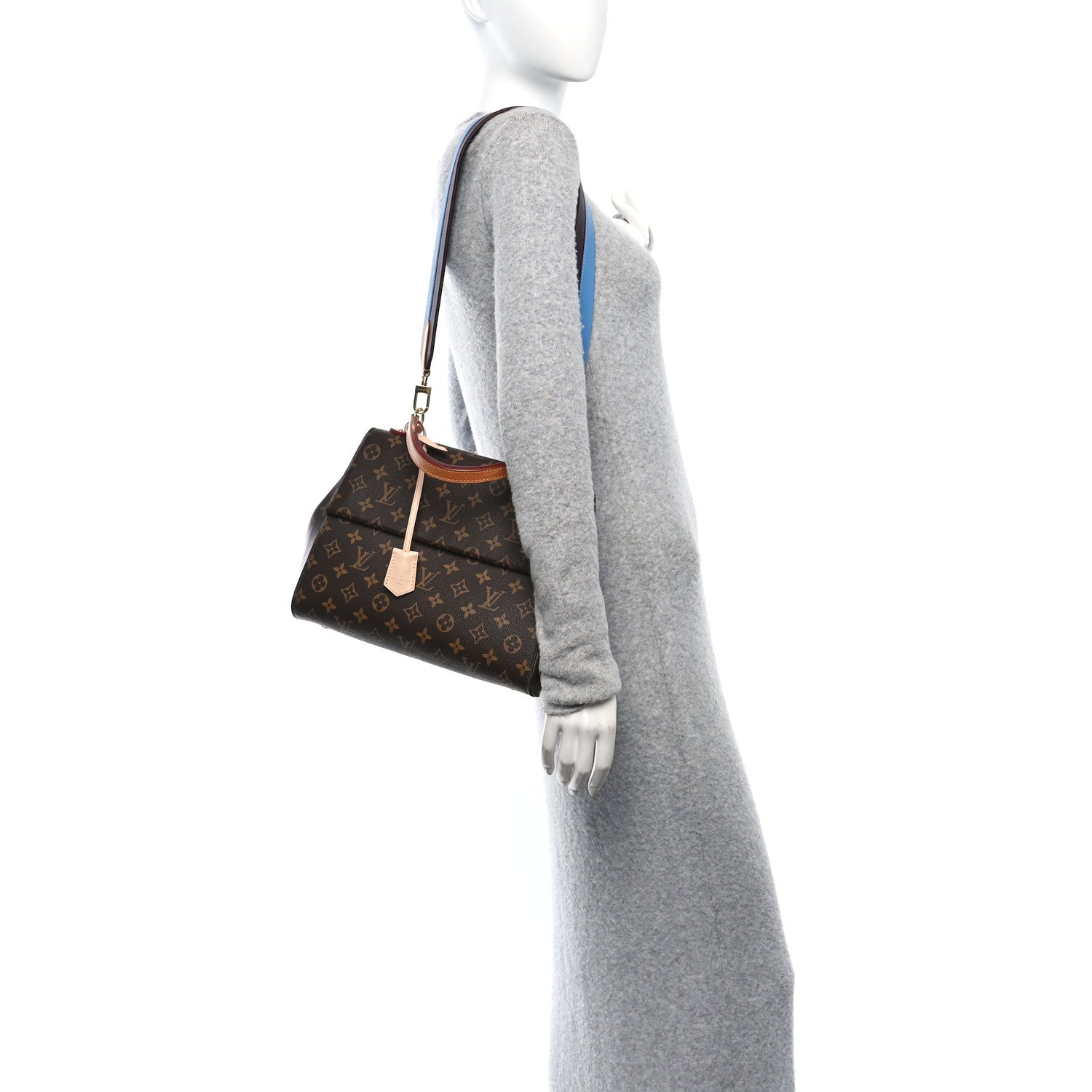 Louis Vuitton Monogram Cluny MM Blue Glacial 2 of 9