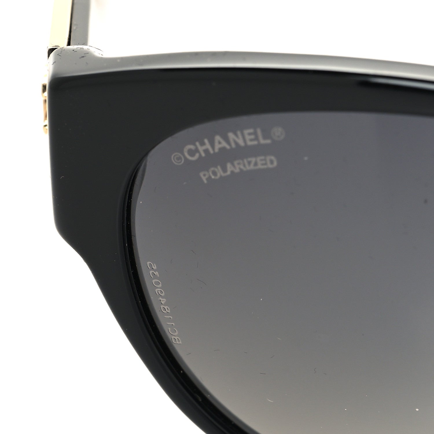 Chanel CC Polarized Stingray Sunglasses 5273-Q Black 6 of 7