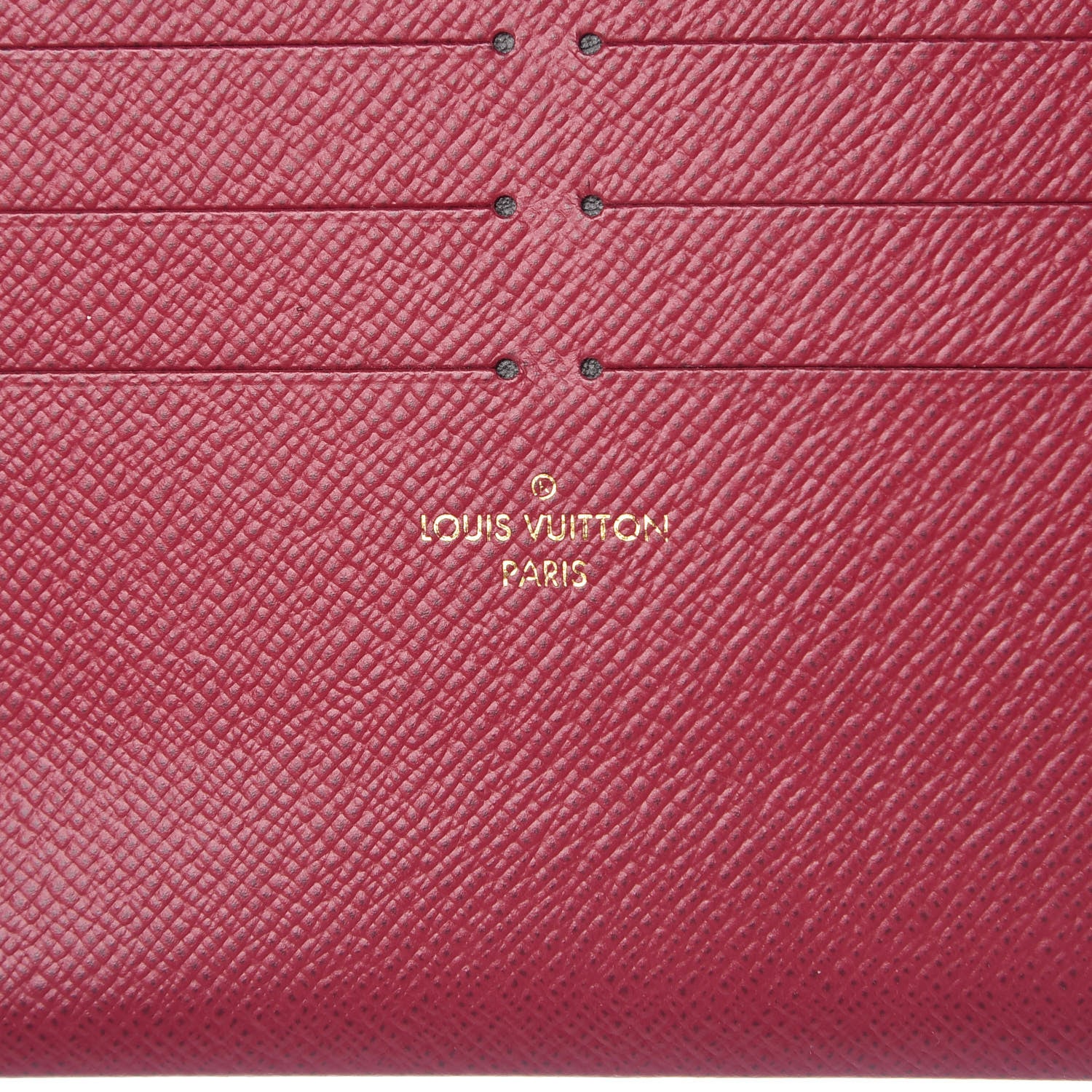 Louis Vuitton Calfskin Felicie Card Holder Insert Fuchsia 6 of 6