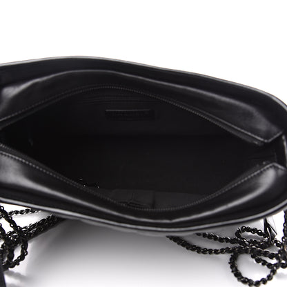 Chanel Aged Calfskin Chevron Quilted Medium Gabrielle Hobo Black 4 of 9