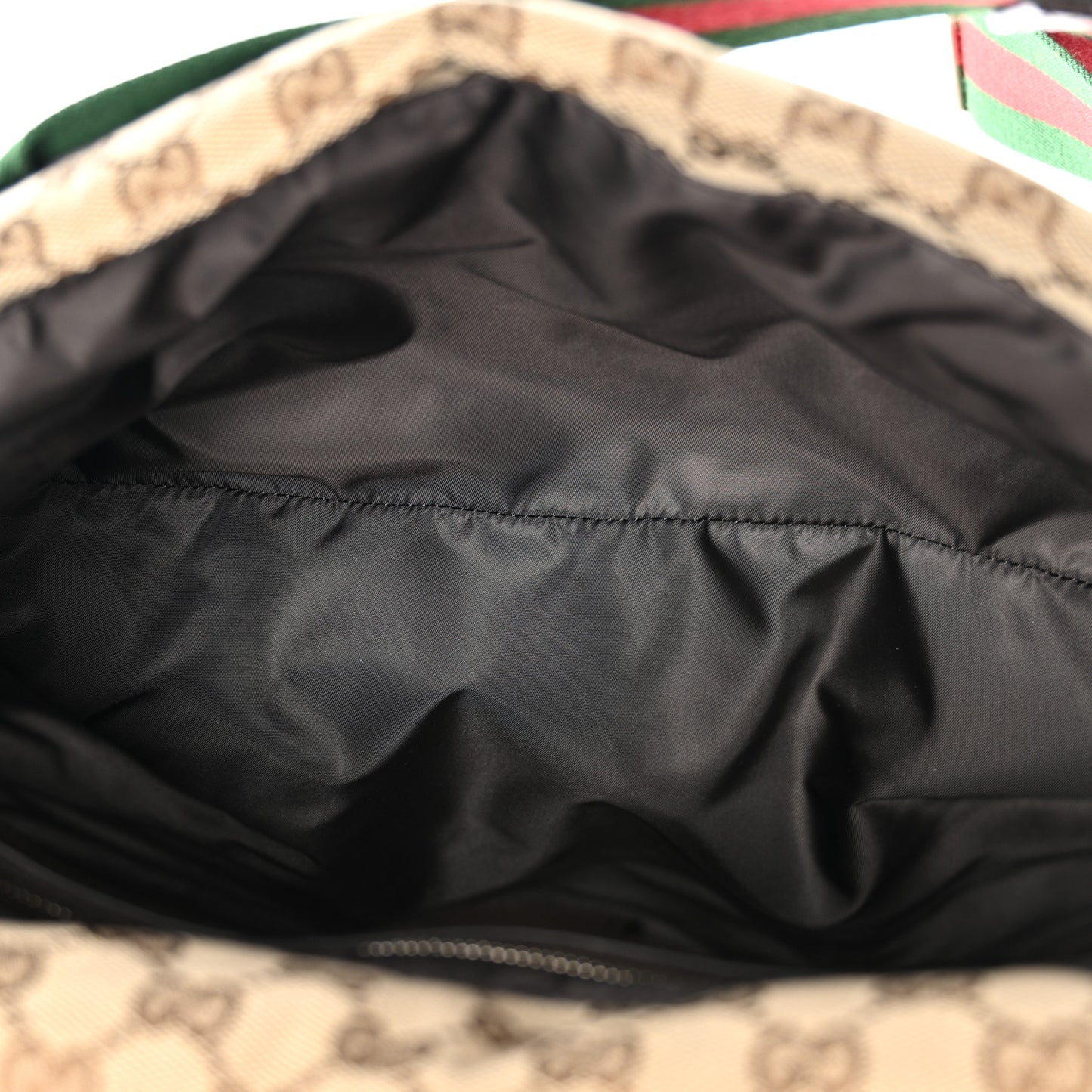 GG Monogram Large Crossbody Bag Dark Brown