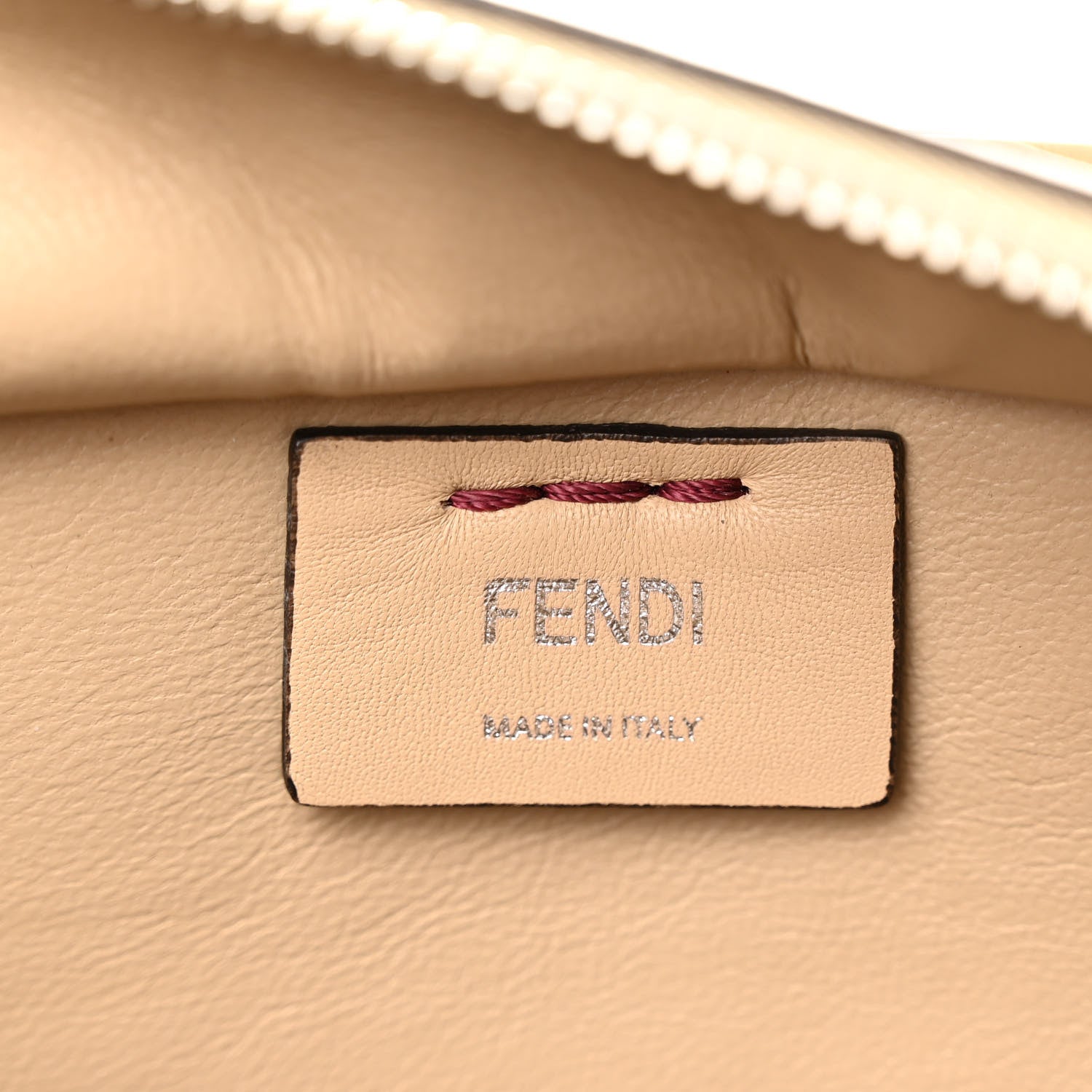 Fendi Vitello Dolce Shiny Nappa Petite 3Jours Tote Mattone Maldives 6 of 11