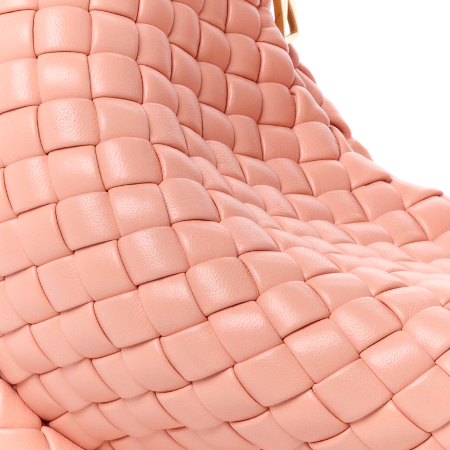 Bottega Veneta Lambskin Padded Intrecciato Mini Jodie Peachy 9 of 11