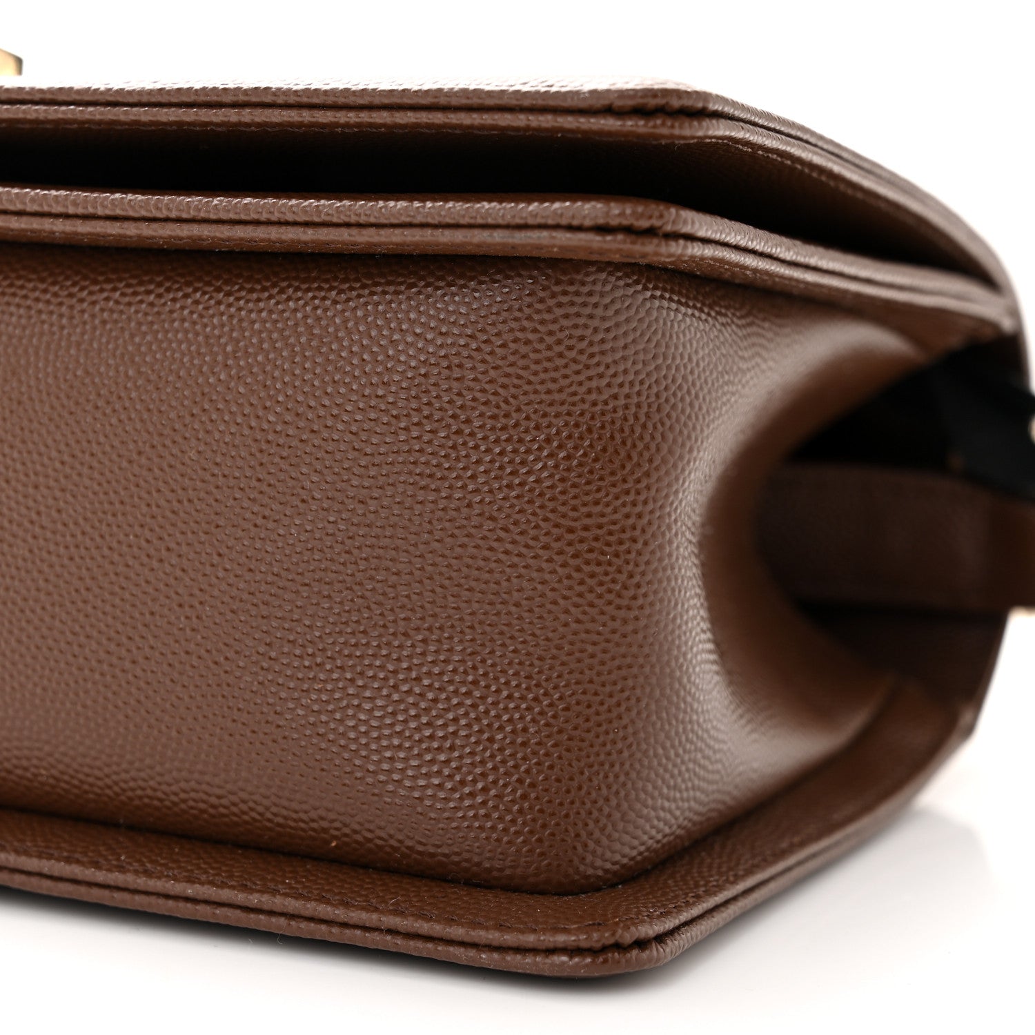 Chanel Caviar Quilted Medium Boy Flap Dark Brown 10 of 11