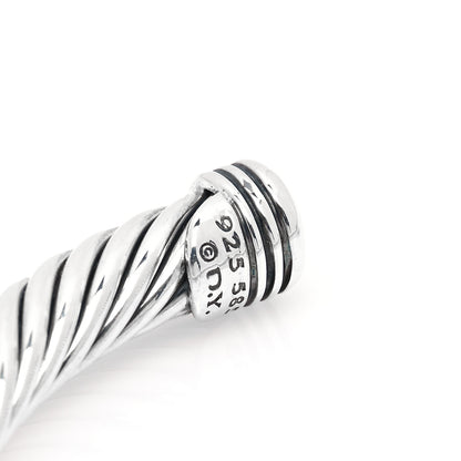 David Yurman Sterling Silver 14K Yellow Gold 5mm X Station Cable Bracelet 5 of 5