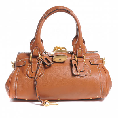 Chloe Leather Paddington Satchel Whiskey 1 of 8
