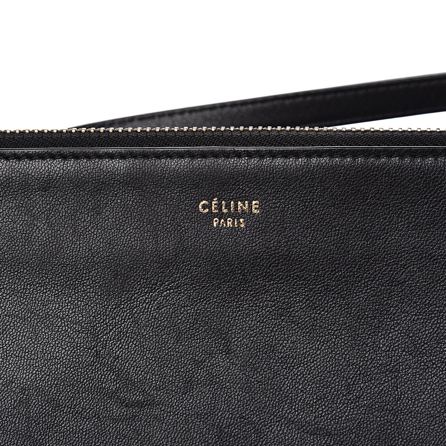 Celine Goatskin Large Trio Crossbody Bag Navy Blue 7 of 11