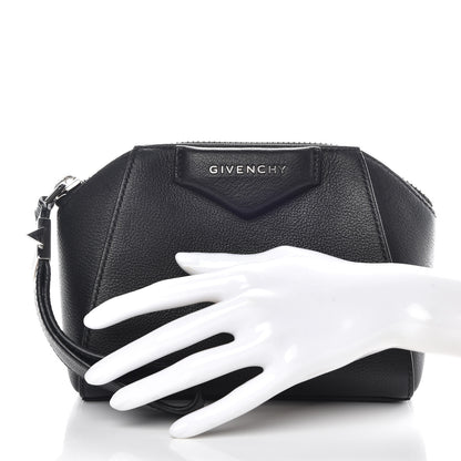 Givenchy Sugar Goatskin Small Antigona Beauty Wristlet Black 2 of 7