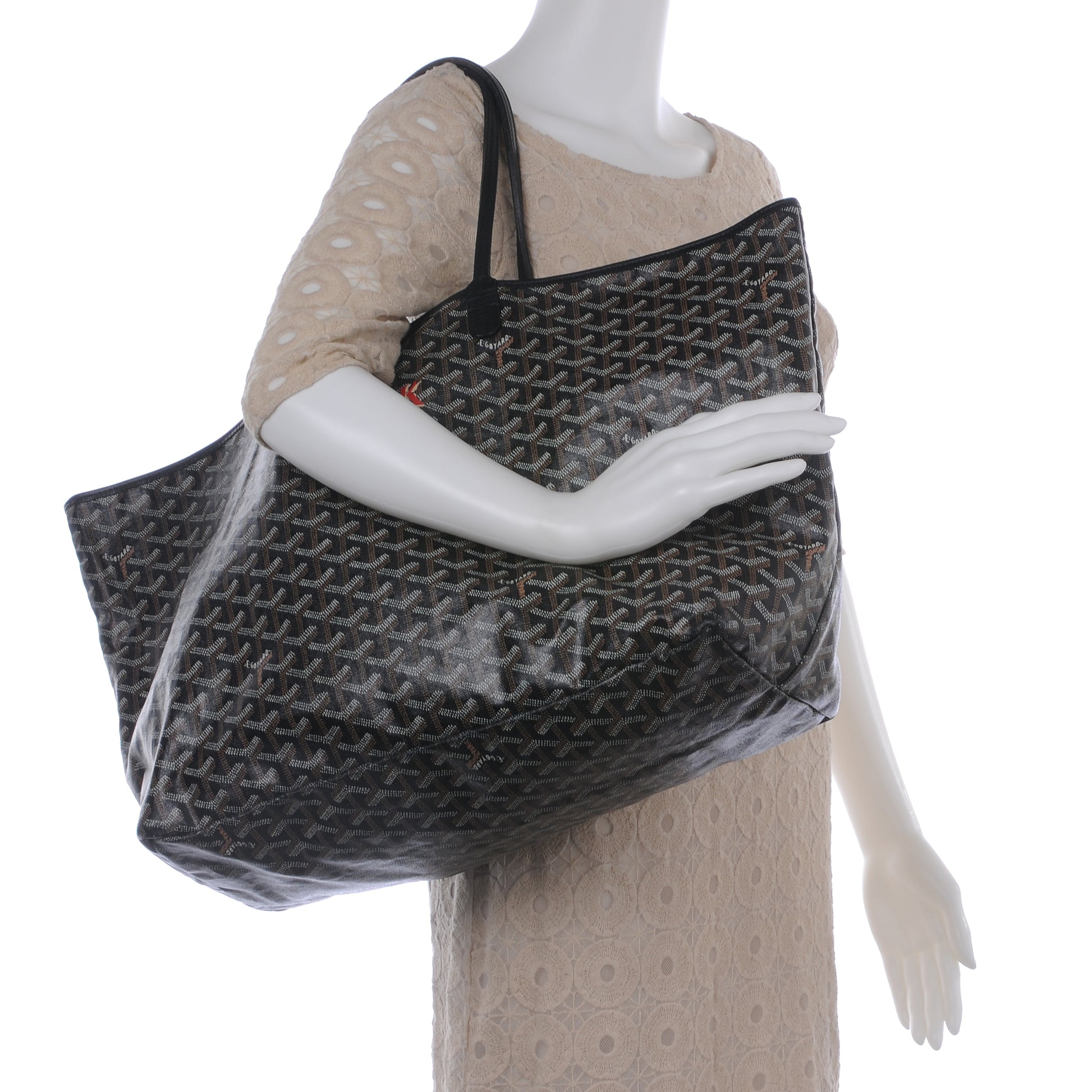 Goyard Goyardine Saint Louis GM Black 2 of 7