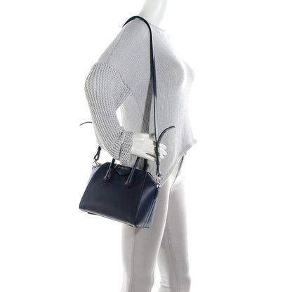 Givenchy Sugar Goatskin Mini Antigona Navy 2 of 7