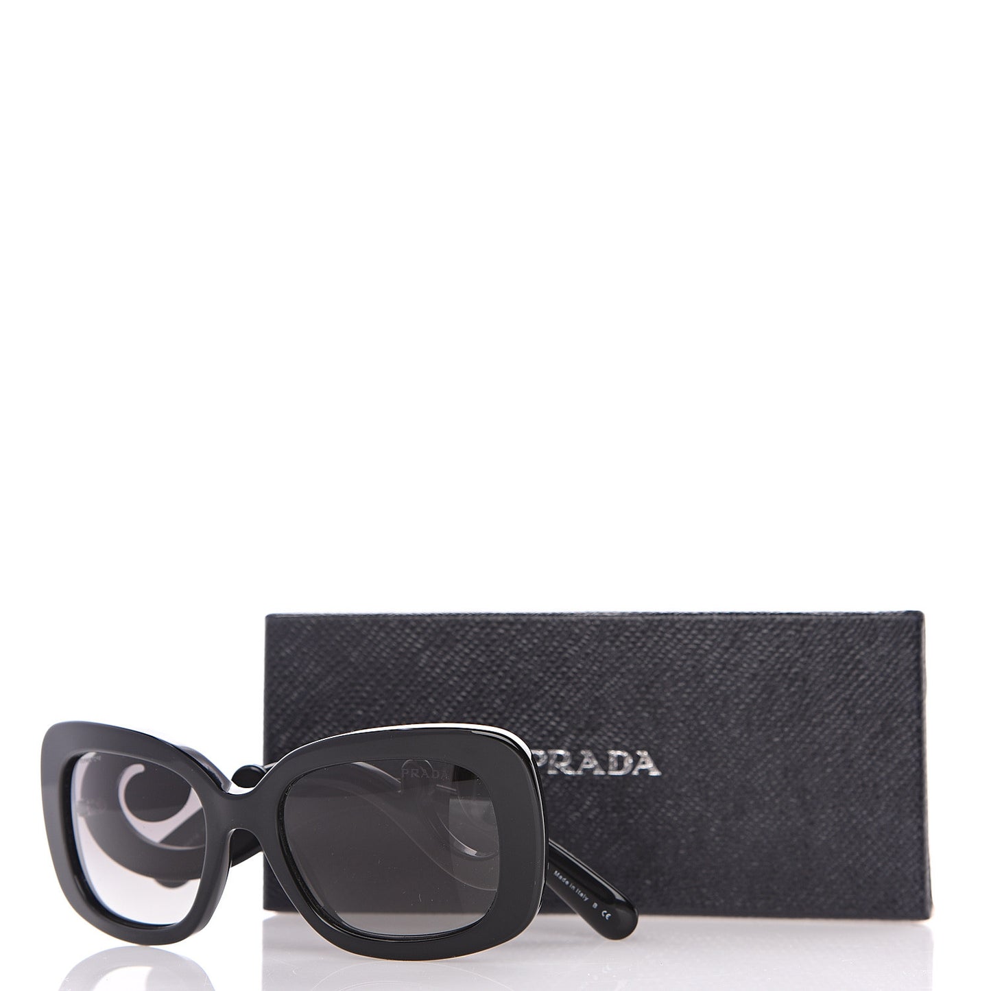 Acetate Baroque Sunglasses SPR 27O Black