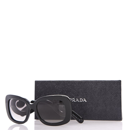 Prada Acetate Baroque Sunglasses SPR 27O Black 9 of 9