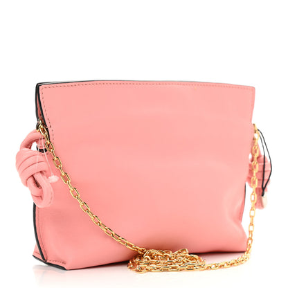 Loewe Calfskin Nano Flamenco Knot Clutch Warm Blossom 3 of 10