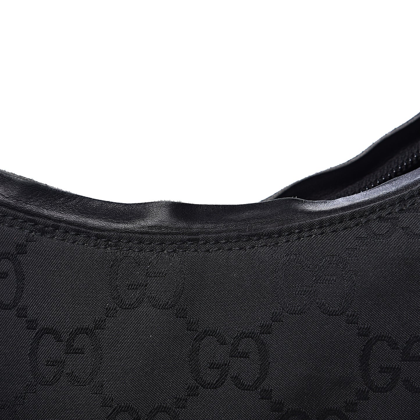 Nylon Monogram Small Hobo Black