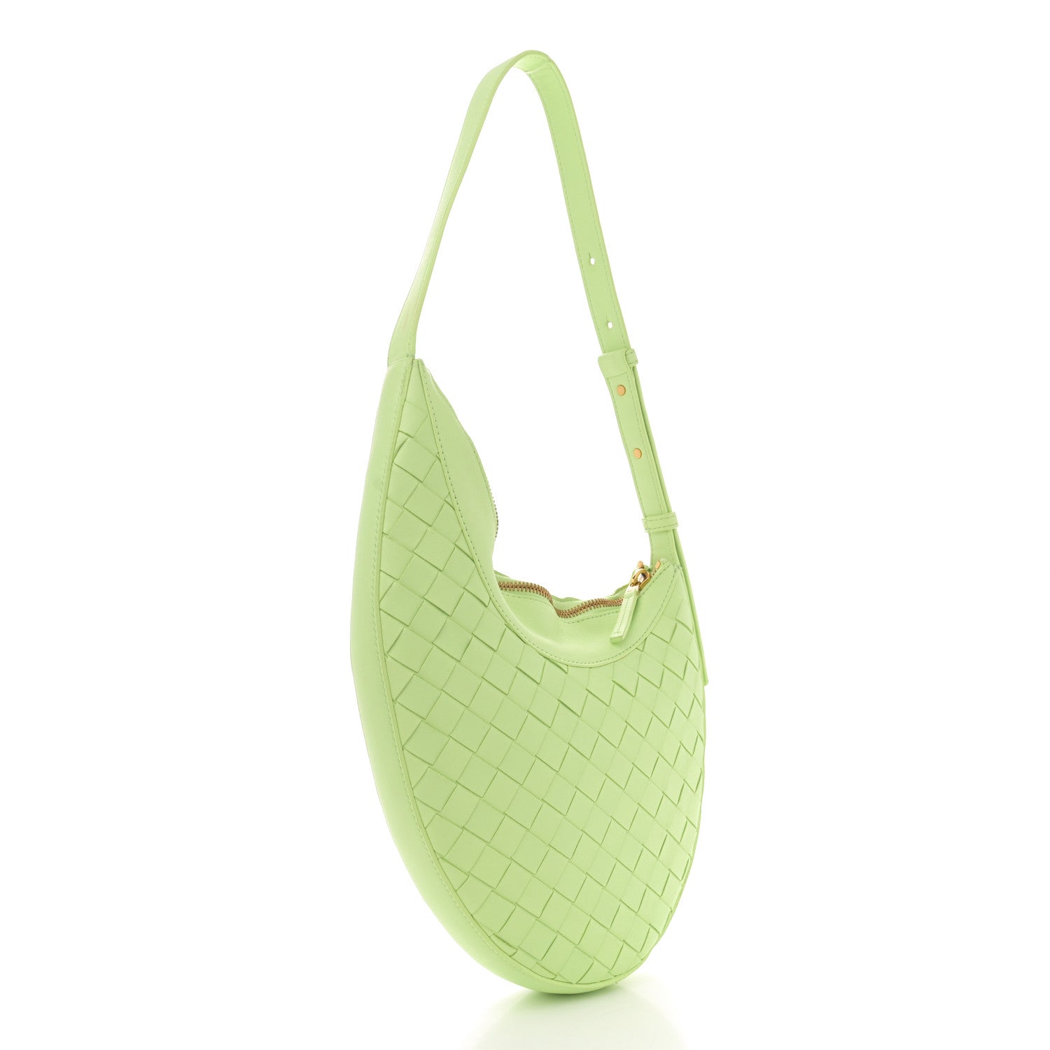 Bottega Veneta Nappa Intrecciato Small Drop Shoulder Bag Fennel 2 of 12