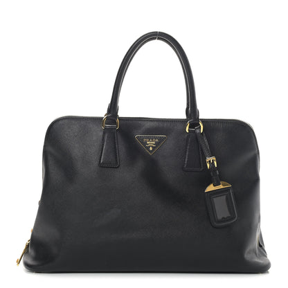 Prada Saffiano Lux Large Promenade Tote Black 1 of 14