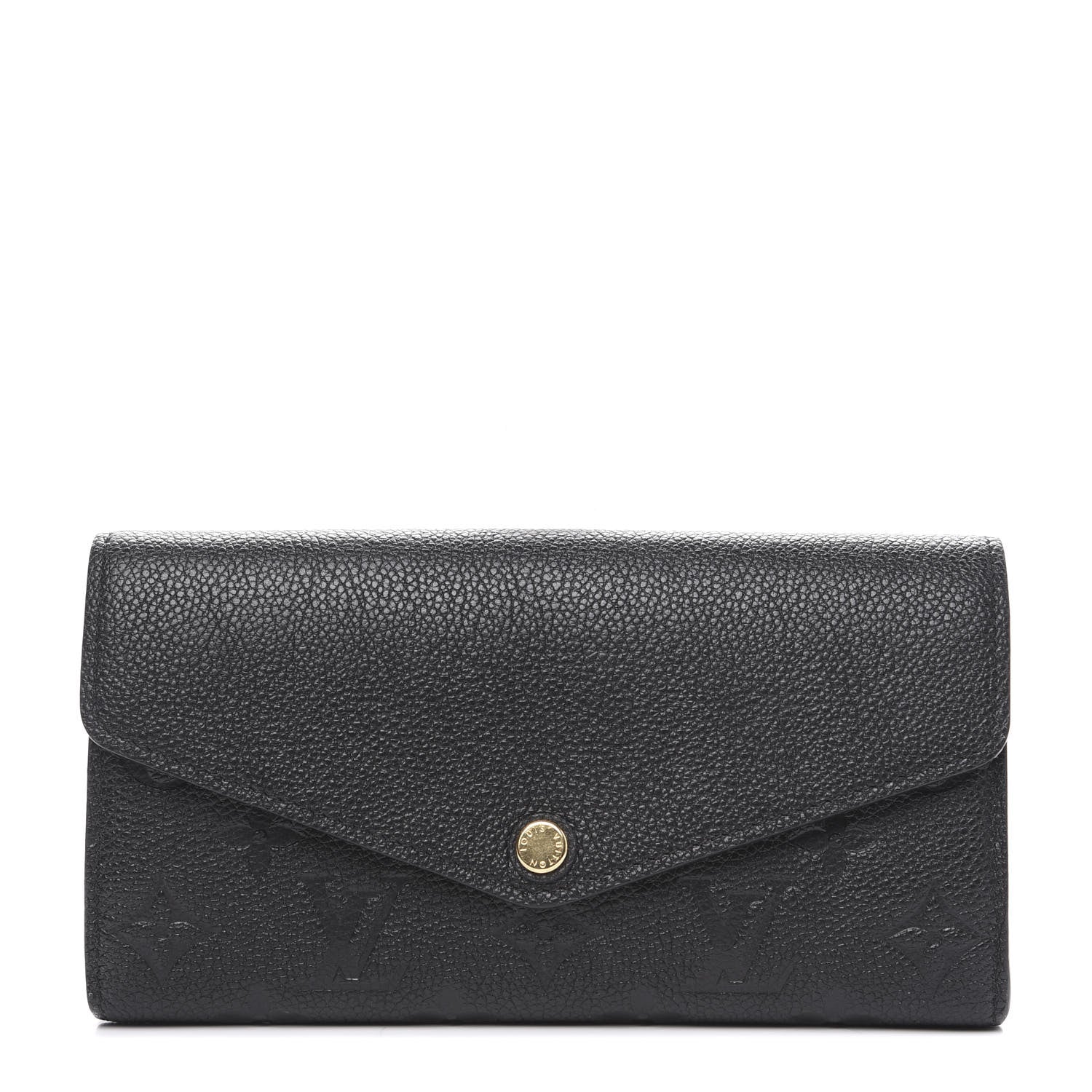 Louis Vuitton Empreinte Sarah Wallet NM Black 1 of 8