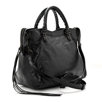 Balenciaga Agneau Classic Hardware Velo Black 4 of 11