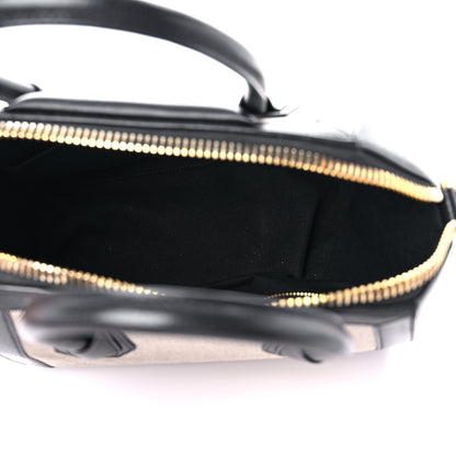 Givenchy Canvas Sugar Goatskin Striped Small Antigona Black 5 of 14