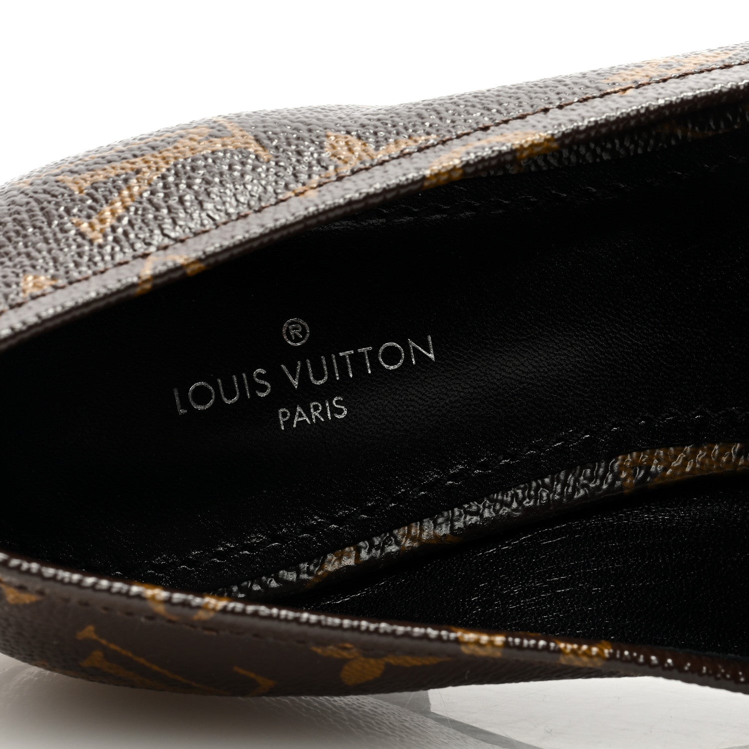 Louis Vuitton Monogram Upper Case Flat Loafer 37.5 7 of 7