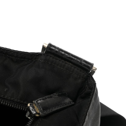 Prada Nylon Vela Flat Messenger Bag Black 10 of 10