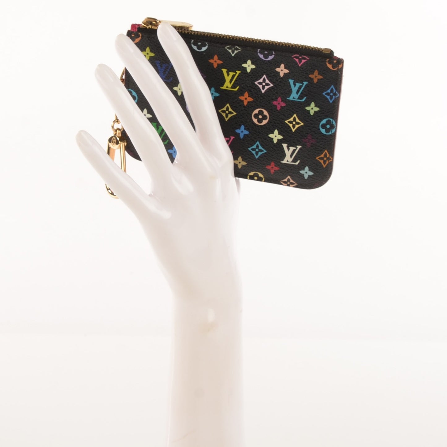 Monogram Multicolor Key Pouch Black Grenade