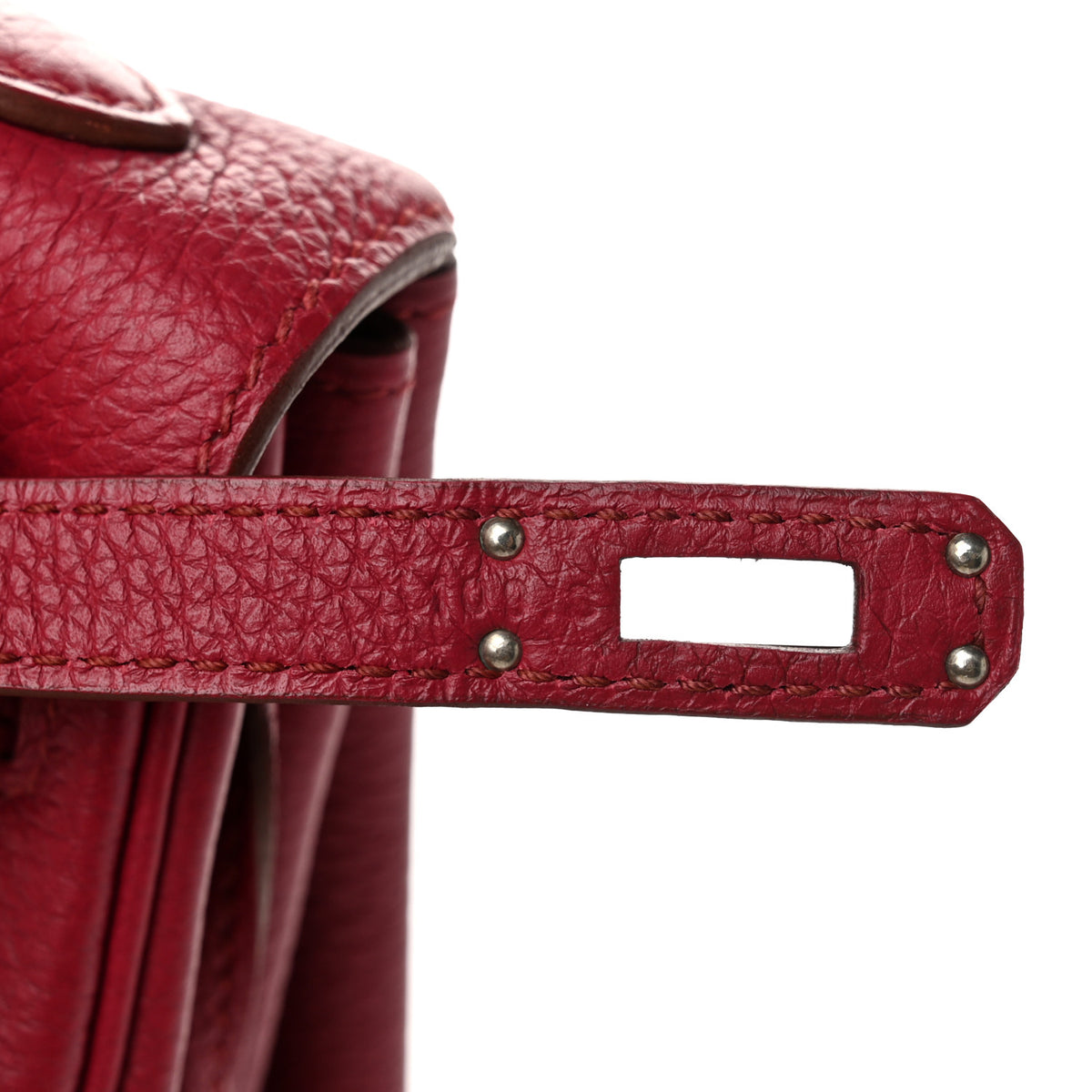 Hermes Togo Kelly Retourne 25 Rubis 6 of 9