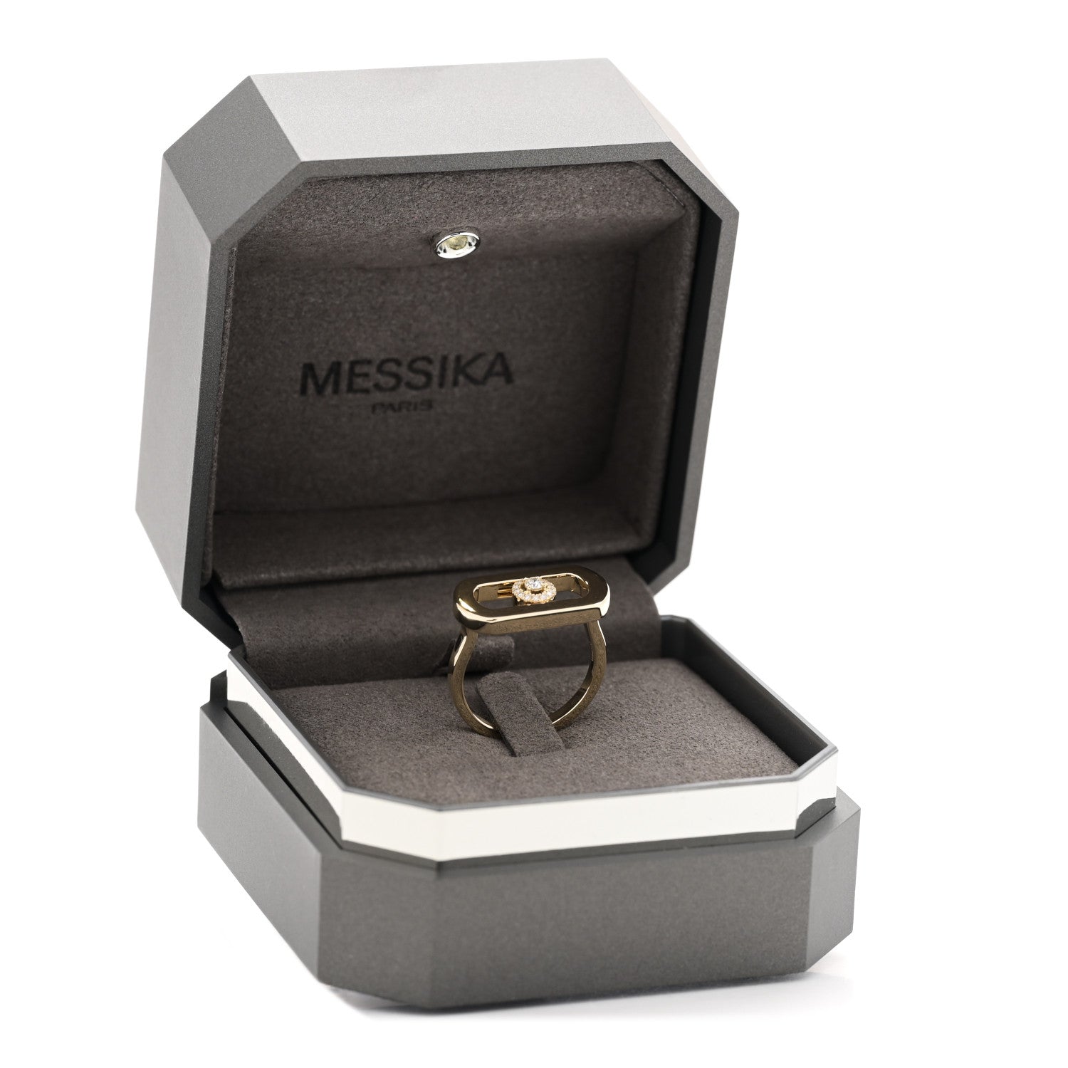 Messika 18K Yellow Gold Diamond So Move Ring 55 7.25 7 of 7