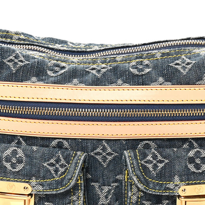 Louis Vuitton Monogram Denim Baggy PM Blue 7 of 10