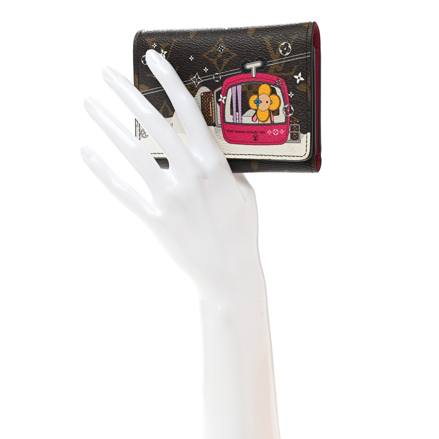 Monogram 2019 Christmas Animation Victorine Wallet Fuchsia