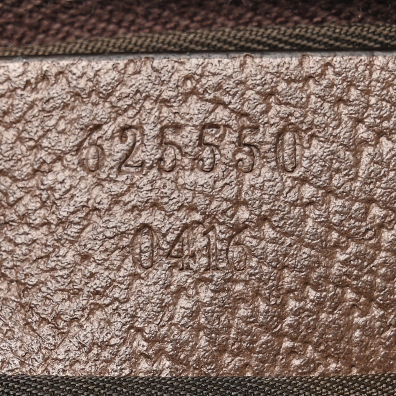 Gucci GG Supreme Monogram Textured Calfskin Web Medium Ophidia Cosmetic Case Beige Ebony New Acero 6 of 7