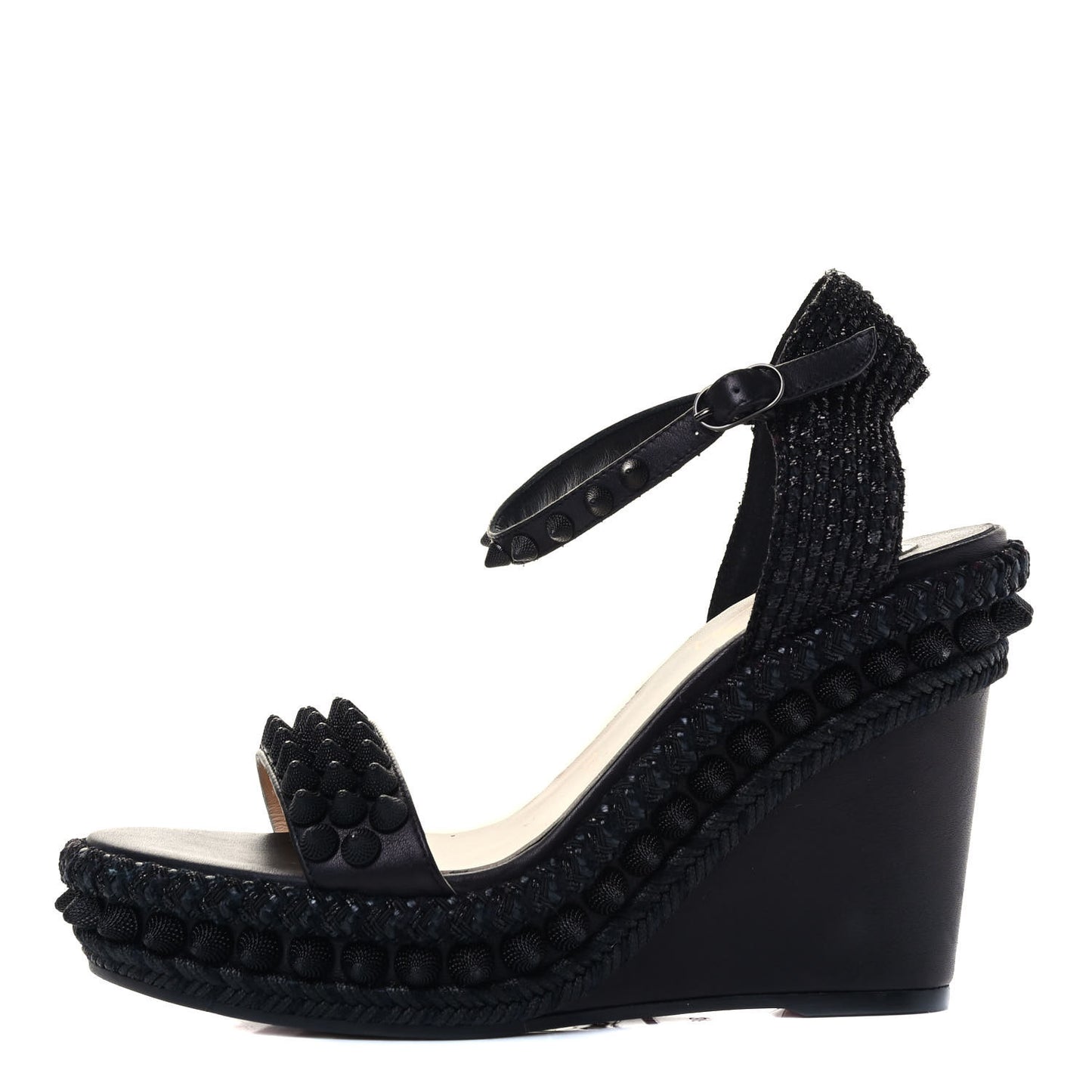 Calfskin Lata 110 Wedges 38 Black