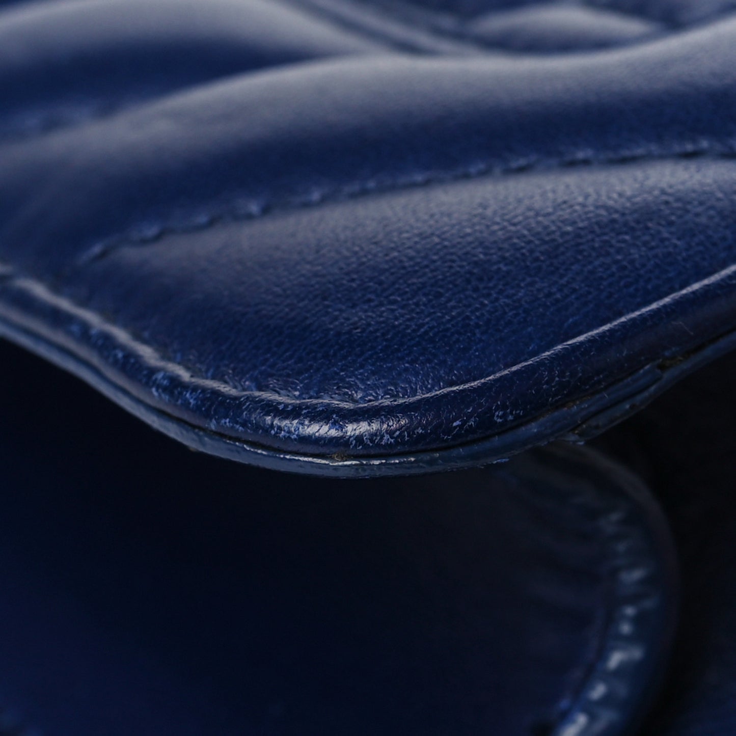 Calfskin Quilted Serpenti Forever Shoulder Bag Navy