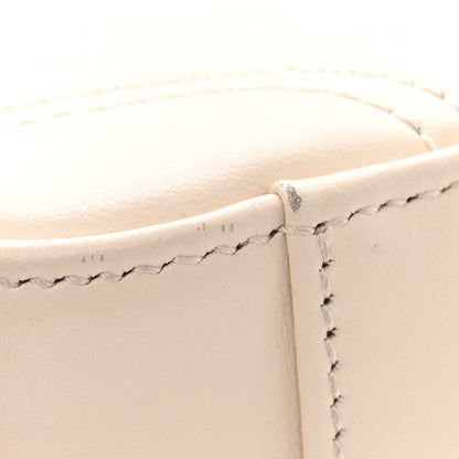Gucci Calfskin Matelasse Mini GG Marmont Top Handle Shoulder Bag White 13 of 17