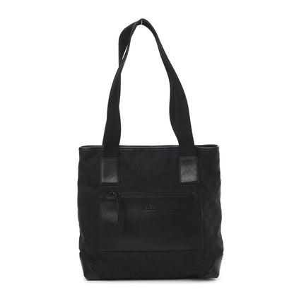 Gucci Nylon Calfskin Large Tote Black 1 of 12
