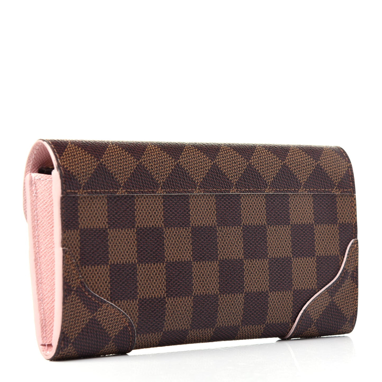Damier Ebene Caissa Wallet Rose Ballerine