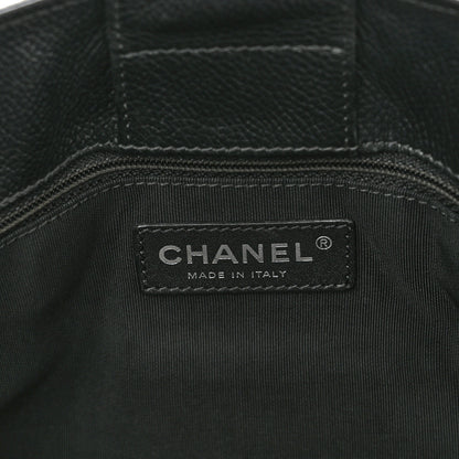 Chanel Calfskin Cerf Executive Shopper Tote Black 6 of 12