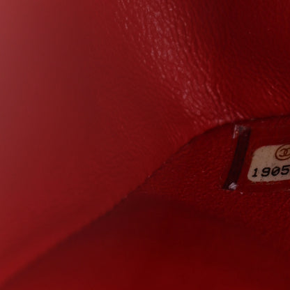 Chanel Caviar Quilted Jumbo Double Flap Red 7 of 10