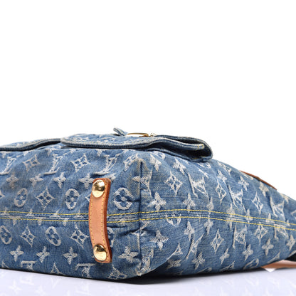Louis Vuitton Denim Baggy GM Blue 8 of 11