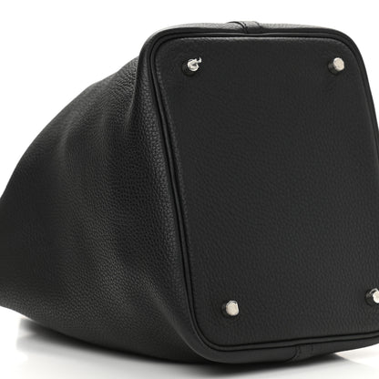 Hermes Taurillon Clemence Picotin Lock 22 MM Black 8 of 11
