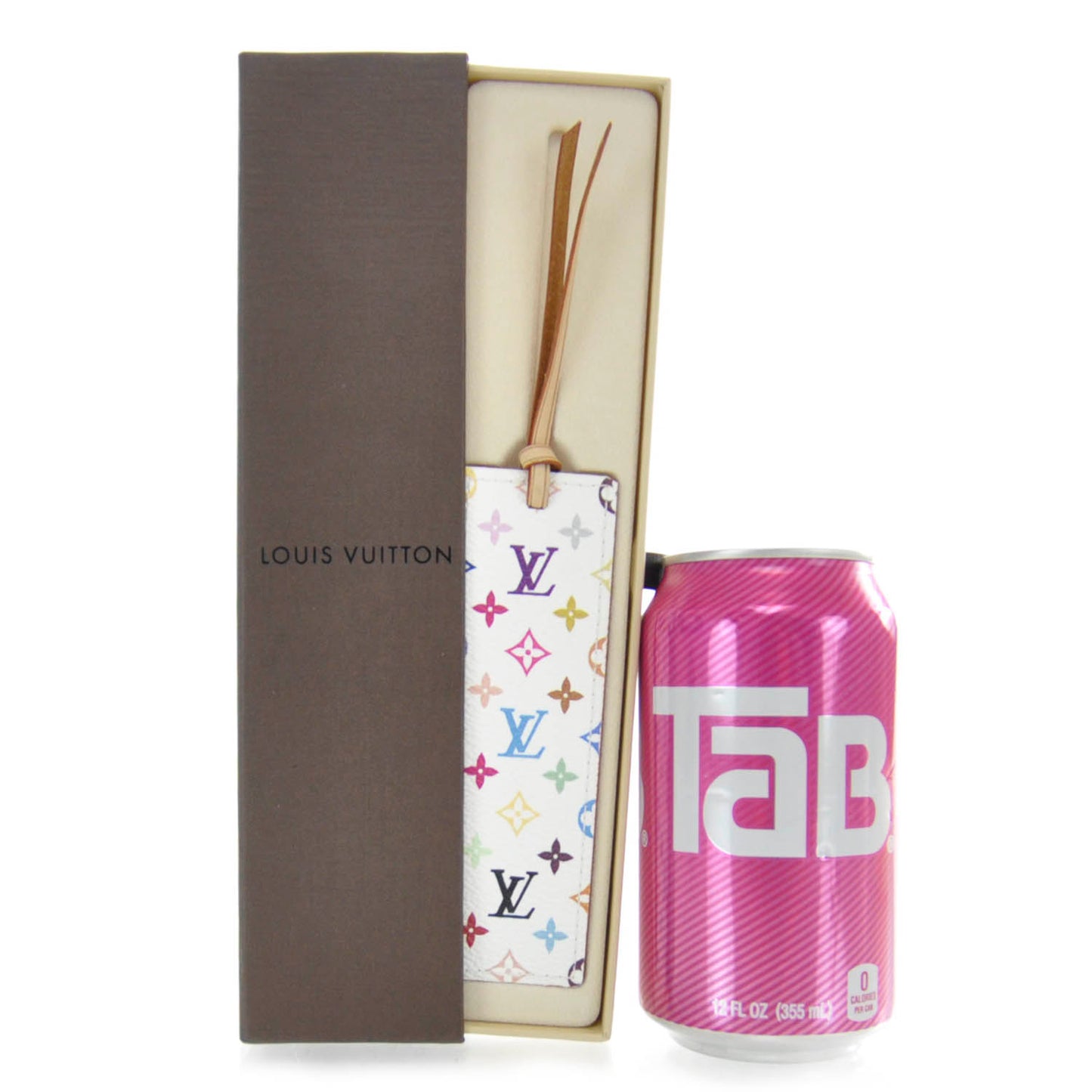 Monogram Multicolor Bookmark VIP White