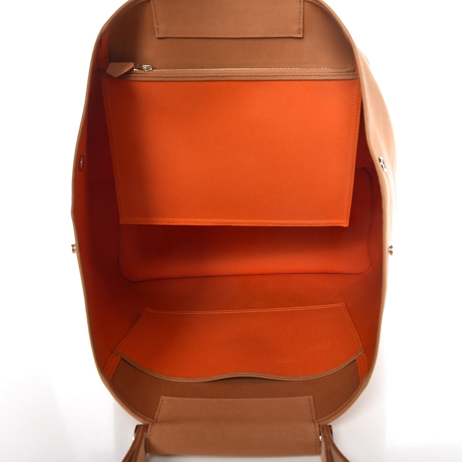 Hermes Toile Cabag 42 GM Sable 5 of 11