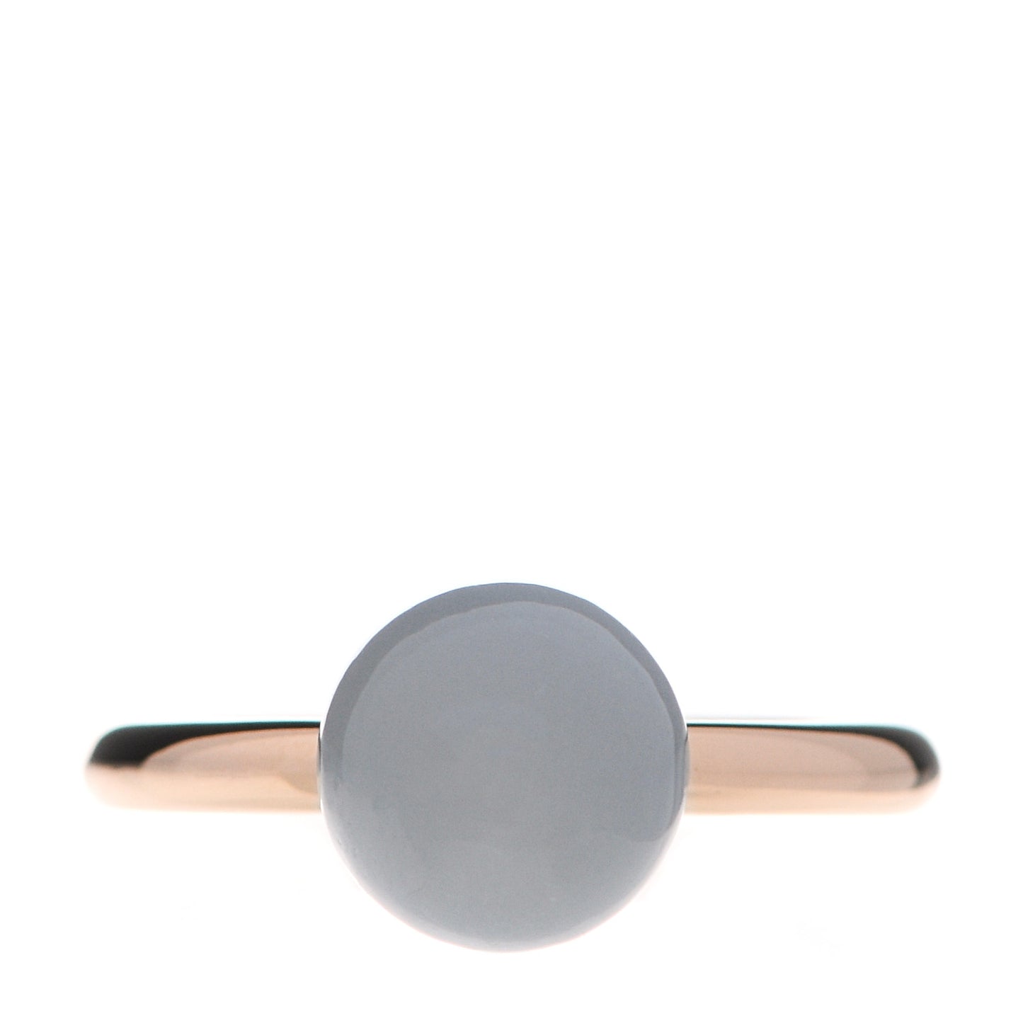 18K Rose Gold Moonstone 8mm HardWear Ball Ring 48 4.5