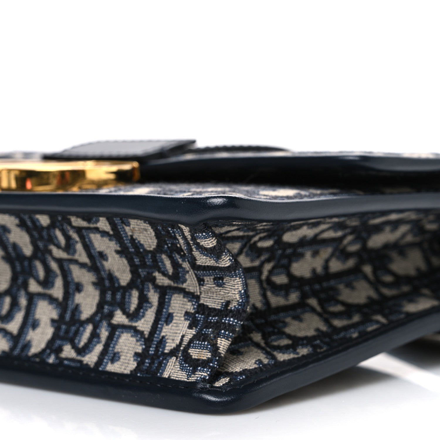 Christian Dior Oblique 30 Montaigne Flap Bag Blue 10 of 11