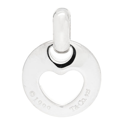 Tiffany Sterling Silver Stencil Heart Pendant 3 of 3